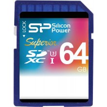 Mälukaart Silicon Power SDXC 64GB Superior...