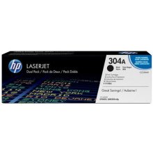 HP 304A 2-pack Black Original LaserJet Toner...