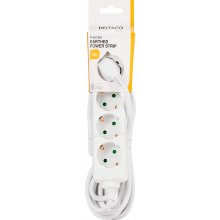 Deltaco Earthed power strip 4x CEE 7/3, 1x...