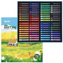 Oil Pastels Set ARRTX, 72 Colors