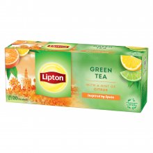 LIPTON roheline tee sidruniga 20 pk
