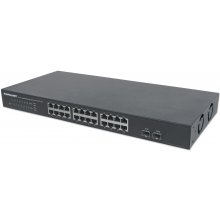 Intellinet Switch 24x GE Rackmount 2x SFP