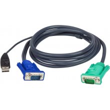 Aten KVM Cable (HD15-SVGA, USB, USB) - 5m