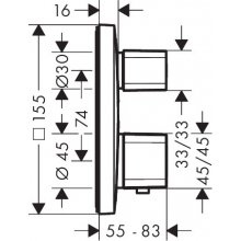 Hansgrohe Ecostat E 15708000