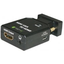 Techly Mini Converter VGA and Audio to HDMI...