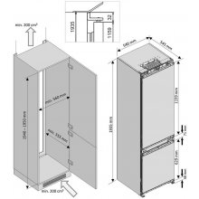 Külmik Beko Refrigerator BCNA306E3SN Built...