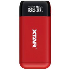 XTAR PB2S red battery charger / power bank...