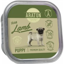 ARATON Puppy canned pet food with lamb for...