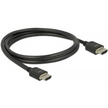 Delock HDMI cable 48 Gbps 8K 60 Hz black 1m