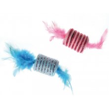 Cat&Rina Cat & Rina toy with feathers for...