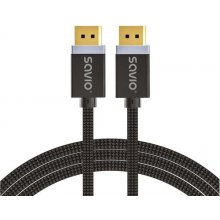 Savio DisplayPort cable 1 m Black CL-165...