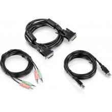 TrendNet TK-CD10 KVM cable Black 3 m