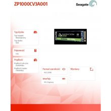 Kõvaketas SEAGATE BarraCuda Q5, 1TB SSD, M.2...