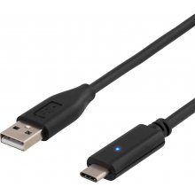 DELTACO Phone cable USB 2.0 "C-A", 1.5m...