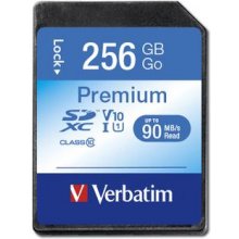 Mälukaart Verbatim Premium 256 GB SDXC UHS-I...