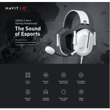 HAVIT H2033D Gaming Kulaklık Beyaz Headset...