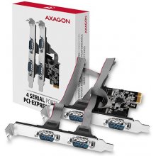 AXAGON PCI-Express card with four serial...