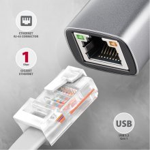 Võrgukaart AXAGON ADE-TXPD USB-C USB3.2 Gen...