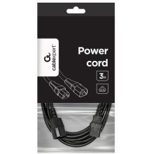Gembird PC-189-VDE-3M power cable Black C14...