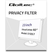 Qoltec Privatizing filter RODO 23 inch 16:9