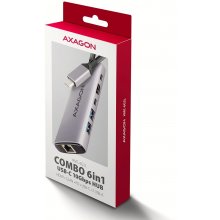 AXAGON HMC-6G2L 2x USB-A 10Gbps, 1x USB-C...