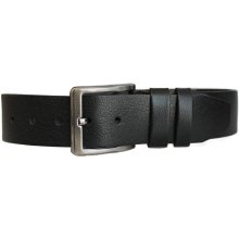 Bradley Leather belt Basic black 4 x 130cm