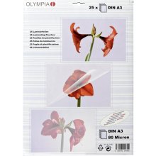 OLYMPIA 1x25 Laminating pouches DIN A3 80...