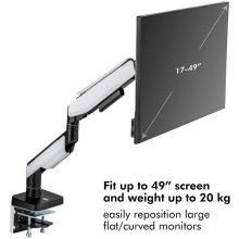 Logilink Monitor mount, 17-49 inch gaming...