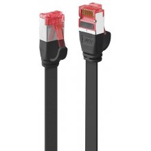 LINDY 1m Cat.6 U/FTP Flat Cable, Black