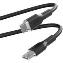 Puro Kaabel Soft USB-C/USB-C 1,5 m, must