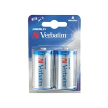 Verbatim Batteries D (LR20), 2-pack...