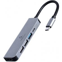 GEMBIRD Adapter USB-C 5in1, PD, HDMI, USB...