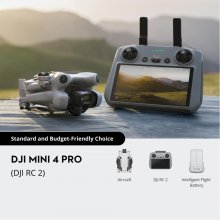 DJI Mini 4 Pro with DJI RC 2 emote...