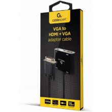 GEMBIRD VGA to HDMI + VGA adapter cable