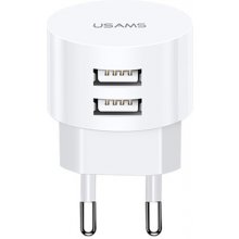 USAMS Charger T20 2XUSB 2,1A Round