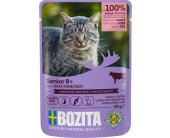 BOZITA Pouch Senior 8+ Beef in sauce 85g