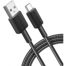 ANKER 322 USB cable 0.9 m USB A USB C Black
