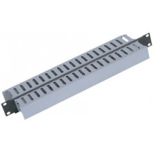 Triton 19" panel 1U with 2x cable trunking
