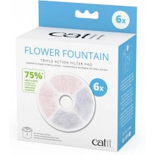 Catit Сменный фильтр 6шт для Flower Fountain
