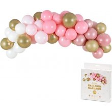 PartyDeco Balloon garland, pink, 150 x 126...