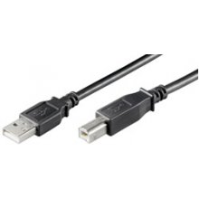 M-CAB USB2.0 CABLE A-B 3M чёрный M/M M/M