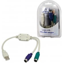LogiLink Adapter USB A > PS/2 0.20m
