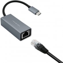 Qoltec USB C to RJ45 Ethernet...