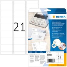 Herma Adressetik. 67x38 mm Papier non-glare...