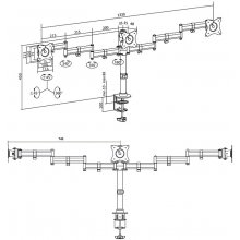 LOGILINK BP0050 monitor mount / stand 68.6...