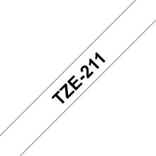 Brother TZe-211 label-making tape Black on...