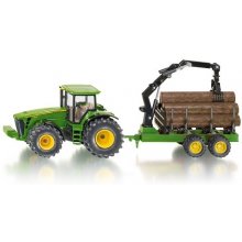 Siku FARMER tractor with forest trailer...