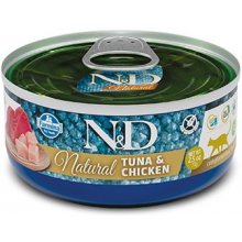 Farmina N&D Cat Natural Tuna&Chicken- wet...