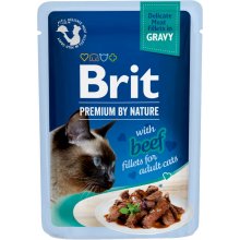 Brit Premium - Cat - Adult - Beef Fillets -...