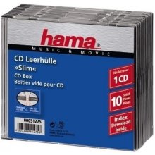 Диски Hama 1x10 CD-Slim Jewel Case...